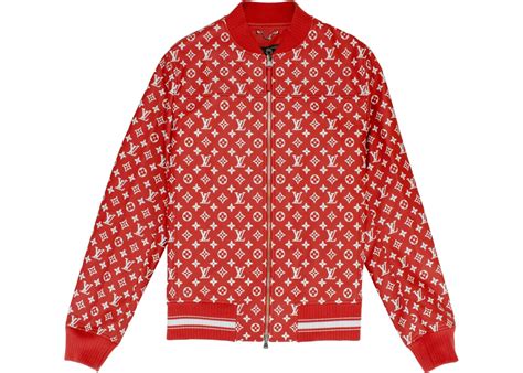 supreme lv red shoes|supreme x louis vuitton jacket.